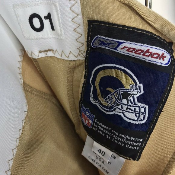 Reebok St. Louis Rams Game Worn 01 Football Pants - Picture 8 of 8
